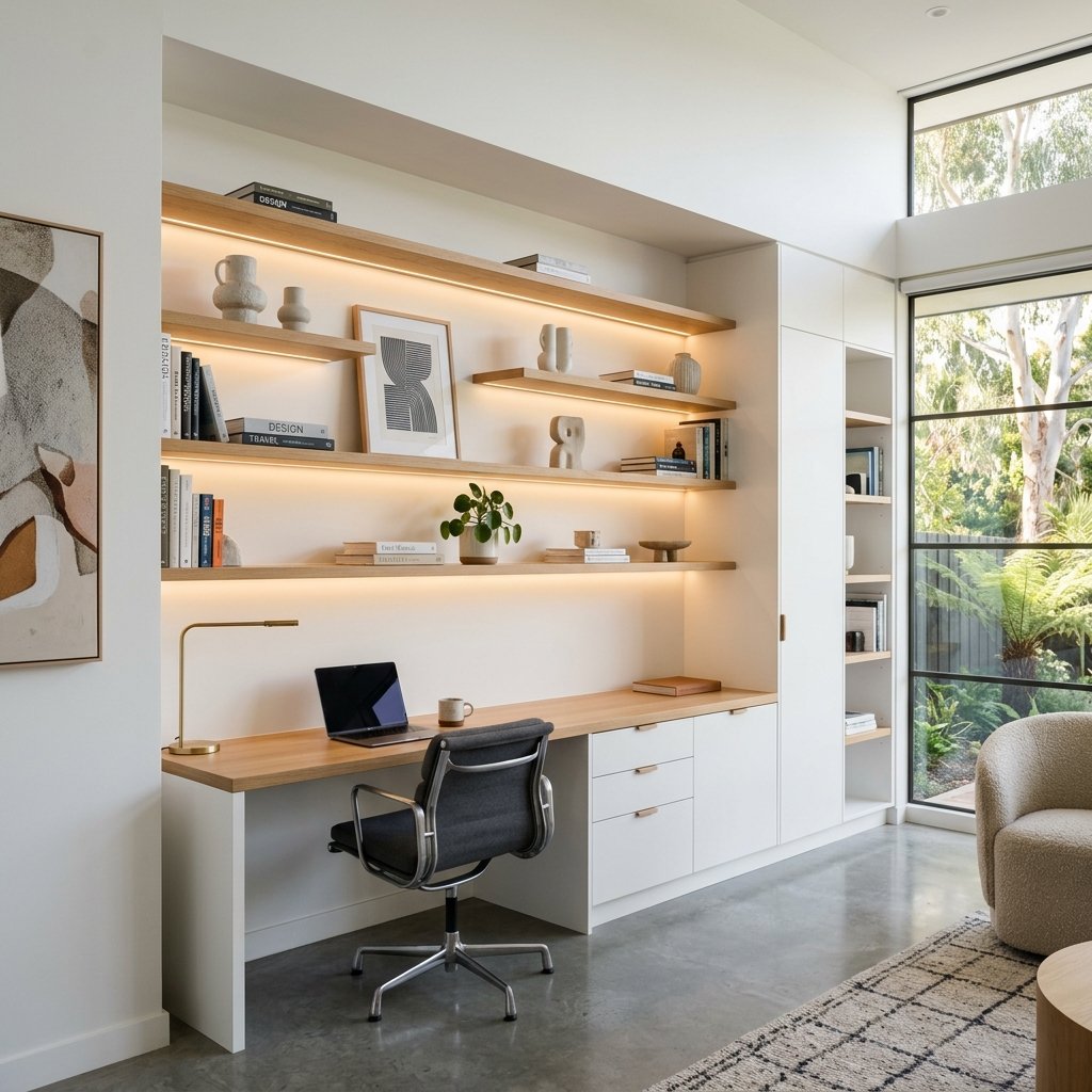 Custom built-in cabinetry carpentry project