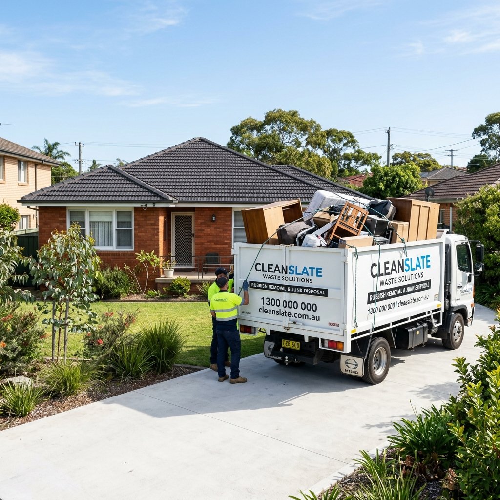 Rubbish and waste removal services by Quality Pro
